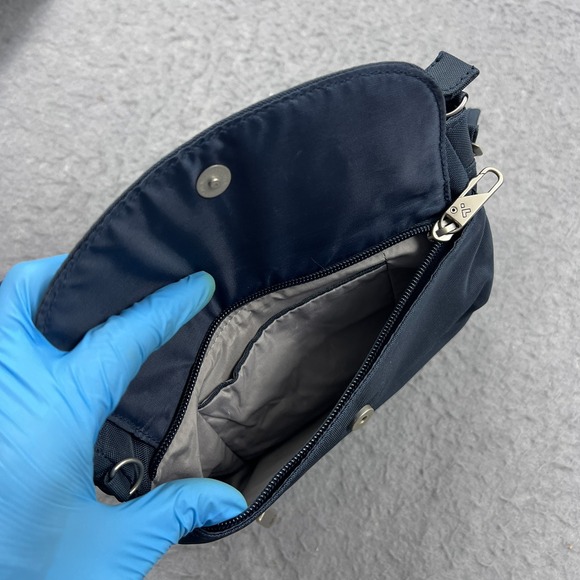 Travelon Anti-Theft Classic Mini Shoulder Bag Midnight Crossbody Purse RFID Zip - Picture 14 of 16